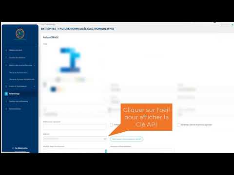 Obtenir une clé API FNE
